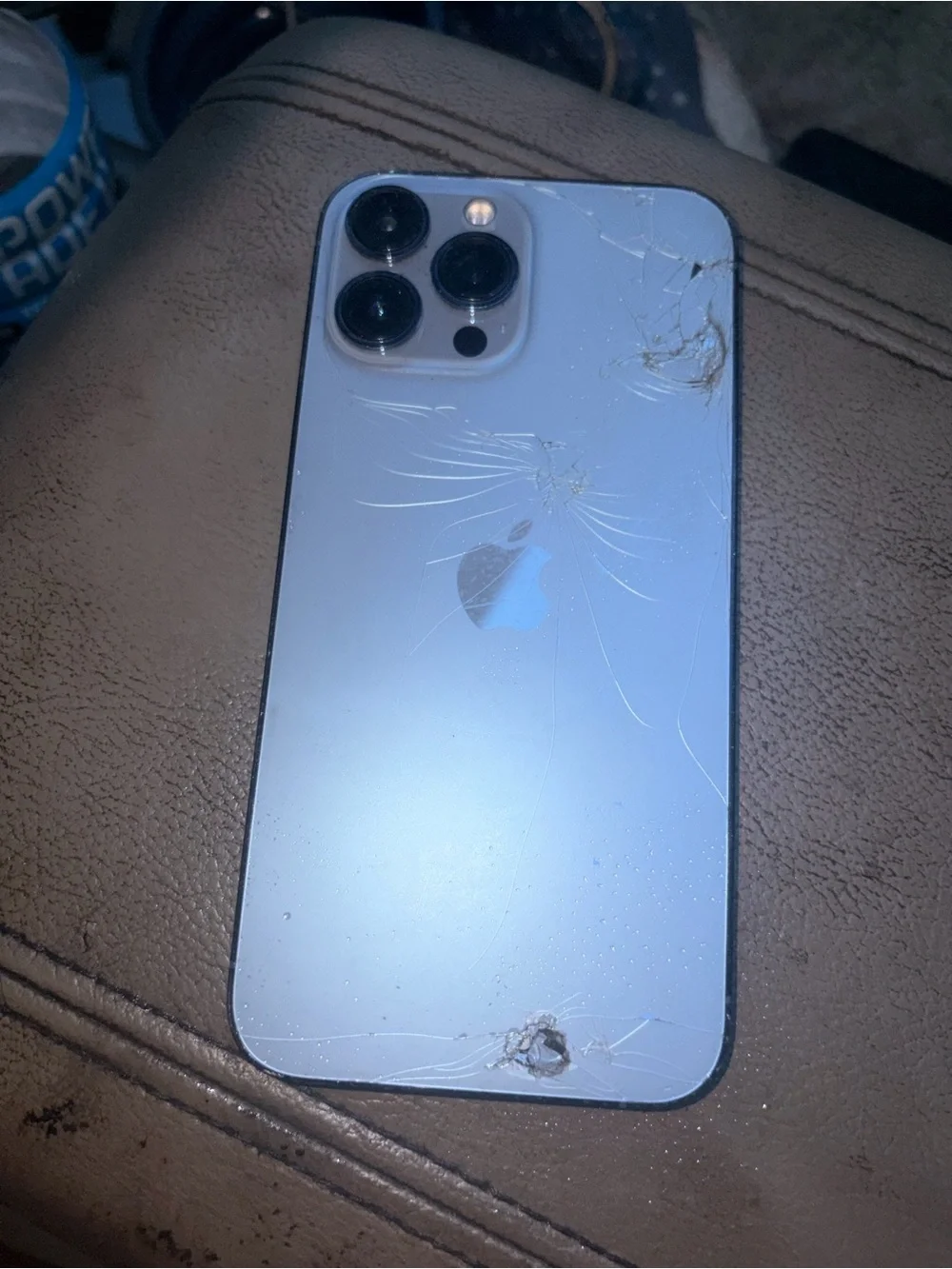 Sierra blue iphone 13 pro max 128 gb  hi ur im